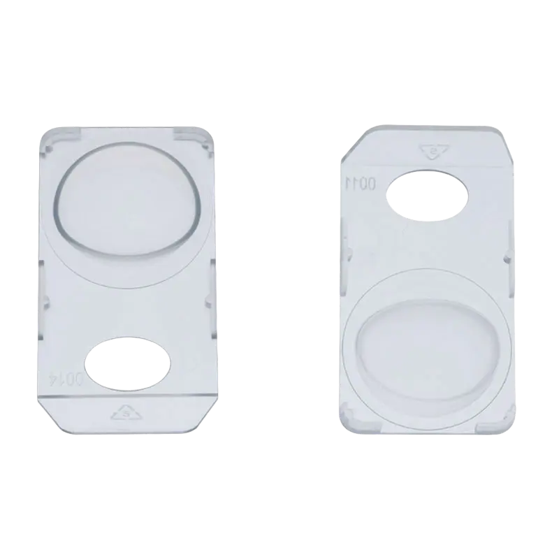 Contenedores de PP de 1 pieza para lentes de contacto con sello de aluminio
